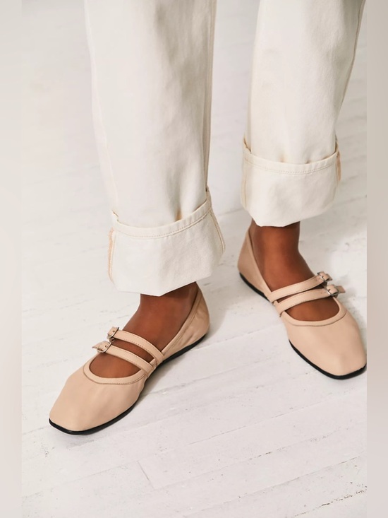 Free People Shoes - Free People Gemini Ballet Flats in Tulle, SZ 9 (Fit 8.5) NEW!!!